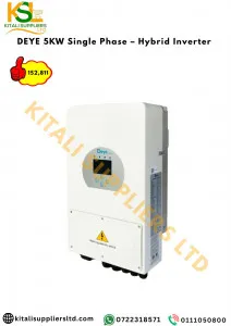 DEYE 5KW Single Phase Hybrid Inverter – Ultimate Solar Backup for Homes & Small Businesses!
