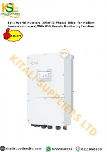 Solis 30kW Hybrid Inverter (3-Phase) – With WiFi Remote Monitoring | Ideal for Homes & Businesses