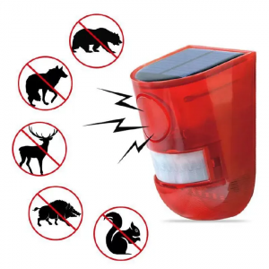 All-Day Range Solar Alarm – Sound & Light Motion Sensor IP65 Waterproof Anti-Theft Infrared Warning Light
