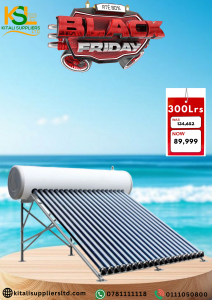 300 Litres Solar Water Heater – High-Capacity, Energy-Saving Hot Water System for Homes & Businesses