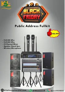 Trill 815 & 812 Speakers + 16-Channel Mixer + Wireless Mic Bundle | Black Friday Deal