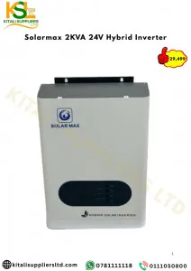 Solarmax 2KVA 24V Hybrid Inverter – Pure Sine Wave, MPPT, Off-Grid Power Solution
