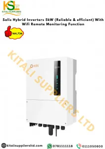 Solis 5kW Hybrid Inverter – Reliable & Efficient with WiFi Remote Monitoring