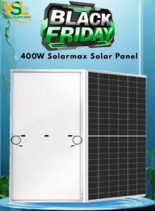 400W SolarMax Solar Panel – High-Efficiency Monocrystalline Solar Power for Off-Grid Homes, RVs, Cabins, Boats, Solar Kits & Backup Energy Systems.