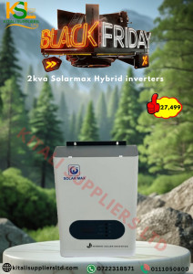 Solarmax 2kVA Hybrid Inverter – Pure Sine Wave, MPPT Charge Controller, LCD Display | Reliable Solar & AC Power Backup Solution