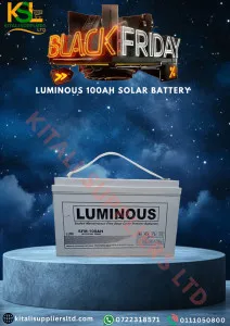 Luminous 100Ah Inverter Battery – Long Backup, Tubular Technology