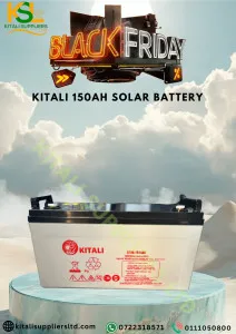 Buy Kitali 150Ah Tubular Battery | High-Capacity Inverter Battery Kenya