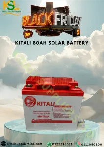 Kitali 80Ah Inverter Battery – Reliable Tubular Backup Battery