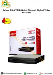 Dahua DH-XVR1B04-1 4-Channel Digital Video Recorder – High-Performance DVR for CCTV Security Systems