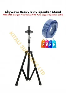 Durable Adjustable Speaker Stand with Free Speaker Cable – Heavy-Duty, Stable & Portable. Upgrade your sound setup with the Durable Adjustable Speaker Stand, designed for DJs, churches, studi