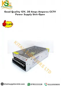 Good Quality 12V 20A CCTV Power Supply Unit (Open Type) – Reliable Power Source for Security Camera Systems