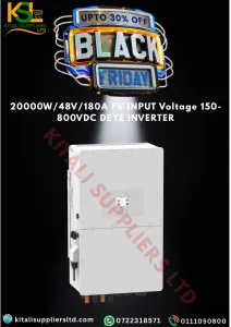 DEYE 20 kW / 3-Phase Hybrid Solar Inverter – High-Voltage Hybrid Solution (SUN-20K-SG01HP3 / HP3 Series)