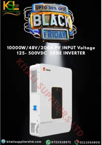 SRNE 10 kVA / 10 kW Hybrid Solar Inverter – 48 V Battery Compatible, Solar + Battery + Grid