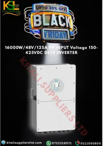 DEYE 16 kW Three-Phase Hybrid Solar Inverter – Full Hybrid, 48 V (or HV) Battery Compatible