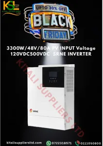SRNE 3.3 kVA Hybrid Solar Inverter – Solar + Battery + Grid Integration