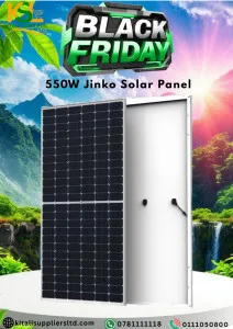 550W Jinko Solar Panel – High-Efficiency Solar Power for Homes & Off-Grid