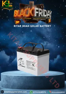 Ritar 80Ah Solar Battery – Reliable Power Backup | Kitali Black Friday Deals