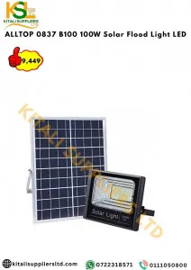 ALLTOP 0837 B100 100W Solar LED Flood Light | High-Brightness Outdoor Waterproof Solar Light for Garden, Street & Security Use