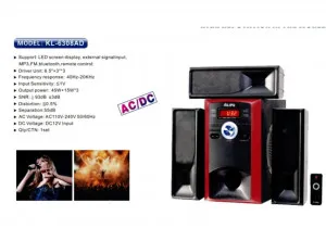 Ailipu AC/DC Woofer with Bluetooth, FM & USB Support