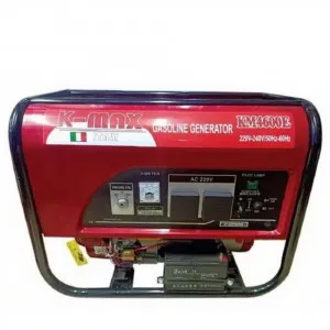 K-Max KINGMAX 4600E 2.4 KVA Petrol Generator – High-Performance, Reliable Power Supply for Home, Workshop, and Outdoor Use.