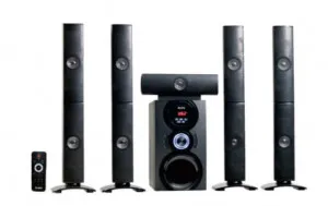 ALIPU 5.1 Channel Multimedia Bluetooth Home Theater System with Subwoofer, FM & Remote Control