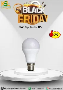 3W DP LED Bulb – 1Pc | Energy-Saving & Bright Lighting