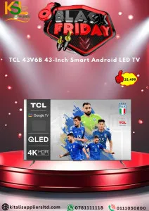 TCL 43V6B 43-Inch Smart Android LED TV | Full HD, HDR, Dolby Audio & Google TV
