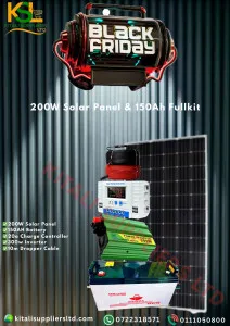 Buy 200W Solar Power Kit with 150Ah Starmax Battery – Complete Home Solution | Kitali Suppliers Ltd