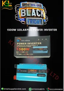 1500W Solarpex Inverter – Pure Sine Wave DC to AC Power Converter