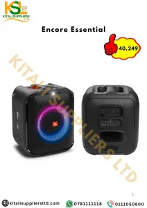 JBL PartyBox Encore Essential – Portable Bluetooth Party Speaker with Deep Bass, Dynamic Light Show & 6-Hour Playtime