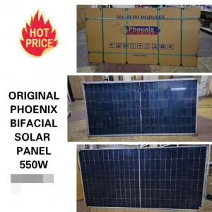Phoenix 550W Bifacial Solar Panel – High-Efficiency, Dual-Sided Power Generation