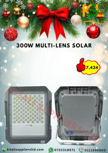 300W Multi-Lens Solar Flood Light – Ultra-Bright, Wide-Coverage Outdoor Security Light