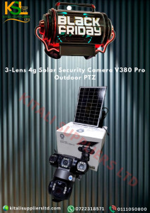 3-Lens 4G Solar Security CCTV Camera Pro VG380 – Wireless Smart Outdoor IP Camera
