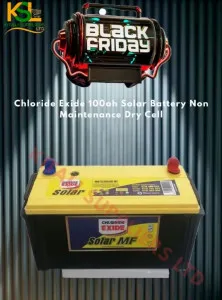 Chloride Exide 12V 100Ah Deep Cycle Battery – Solar, Inverter & Backup Power Storage