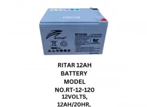 Ritar 12V 12Ah Battery – Sealed AGM Deep Cycle | Kitali