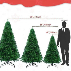 5 Feet (1.5M) Premium Cypress Artificial Christmas Tree – Elegant, Full & Realistic Holiday Décor