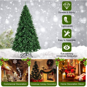 10 Feet (3M) Premium Cypress Artificial Christmas Tree – Extra Tall, Full & Luxurious Holiday Décor