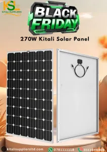 270W Kitali Solar Panel – Ultra High-Efficiency Monocrystalline | Black Friday Deal