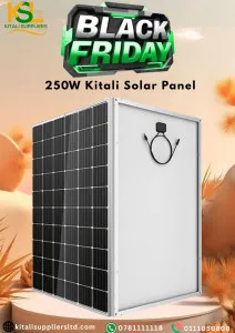 250W Kitali Solar Panel – Super High-Efficiency Monocrystalline | Black Friday Deal