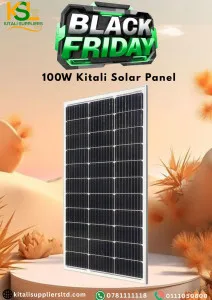 100W Kitali Solar Panel – High Efficiency Monocrystalline Solar Module
