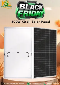 🔥 Black Friday Deal – 400W Kitali Solar Panel | Super High-Efficiency Monocrystalline 🔥