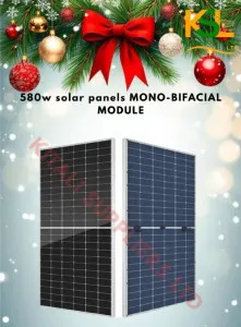 580W Monocrystalline Solar Panel for Home & Commercial | High Efficiency