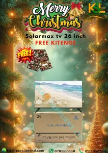 🔥 Solarmax 26" Digital TV + FREE Kitenge