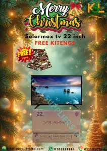 🔥 Solarmax 22" Digital TV + FREE Kitenge