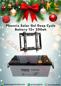 Phoenix Solar 200Ah 12V Gel Battery Christmas Sale + Free TV Bracket