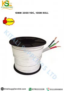 10mm 2000V DC Solar Cable – 100M Roll