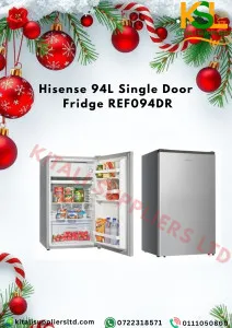 Hisense REF094DR 94L Single Door Fridge Christmas Edition | Compact & Energy-Saving