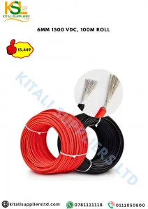 6mm 1500V DC Solar Cable – 100M Roll