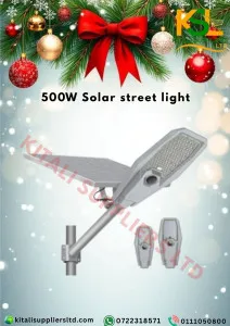 500W Solar Street Light STL-202A1 – Detached Panel, Ultra Bright, Waterproof, Christmas Edition