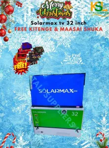 Solarmax 32” Digital HD LED TV | USB/HDMI | Free-to-Air | Free Kitenge Included